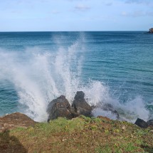 Waves on the beach of Malpica de Bergantiños